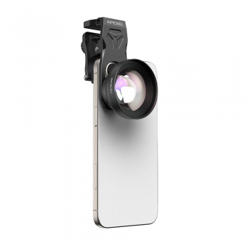 APEXEL Lensa Kamera Smartphone Macro Lens Universal HD 100mm with Clip - APL-HB100U