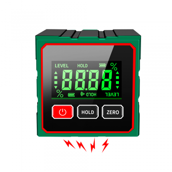 Gambar produk Shunmaii Inclinometer Digital Alat Ukur Kemiringan Magnetik 400mA - JC100