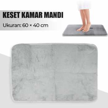 TaffHOME Keset Kamar Mandi Bathroom Mat Absorbent 60x40cm - LA-40