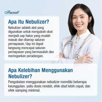 Gambar produk TaffOmicron Alat Terapi Pernapasan Ultrasonic Nebulizer Portable - MY-520A