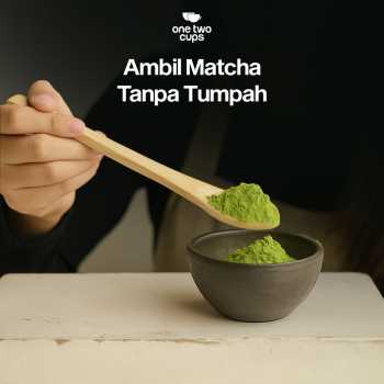 Gambar produk One Two Cups Matcha Set Kit Chasen Chashaku Bamboo 3 PCS - WT03