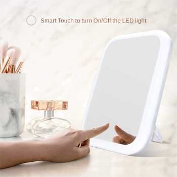 Arma Cermin Rias Rectangular LED Dimmable Desk Mirror 3 Color - INU16