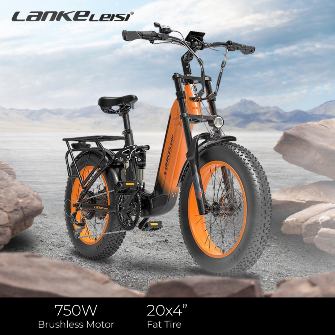 Gambar produk Lankeleisi Kommoda Sepeda Listrik Fat Bike Tire 20x4 Inch 48V 20Ah - PANDA