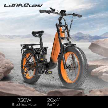 Lankeleisi Kommoda Sepeda Listrik Fat Bike Tire 20x4 Inch 48V 20Ah - PANDA