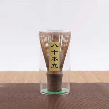 Baiben Li Chasen Bamboo Whisk Matcha Pengaduk Teh 80 Tangkai 66-72mm - B66