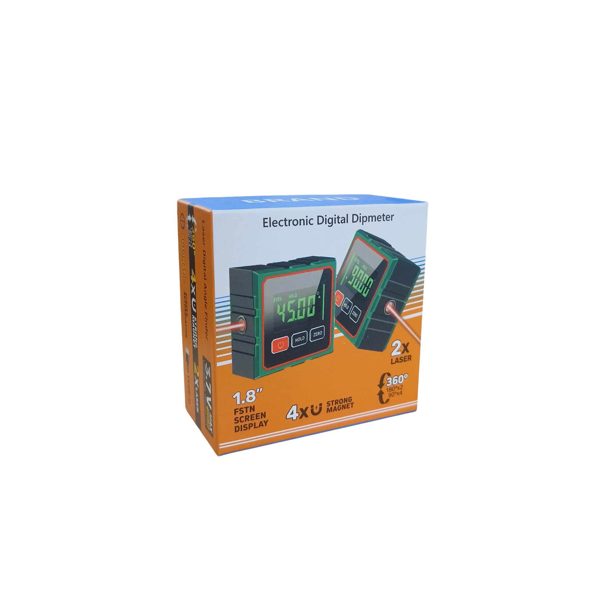 Gambar produk Shunmaii Inclinometer Digital Alat Ukur Kemiringan Magnetik with Laser - JC100