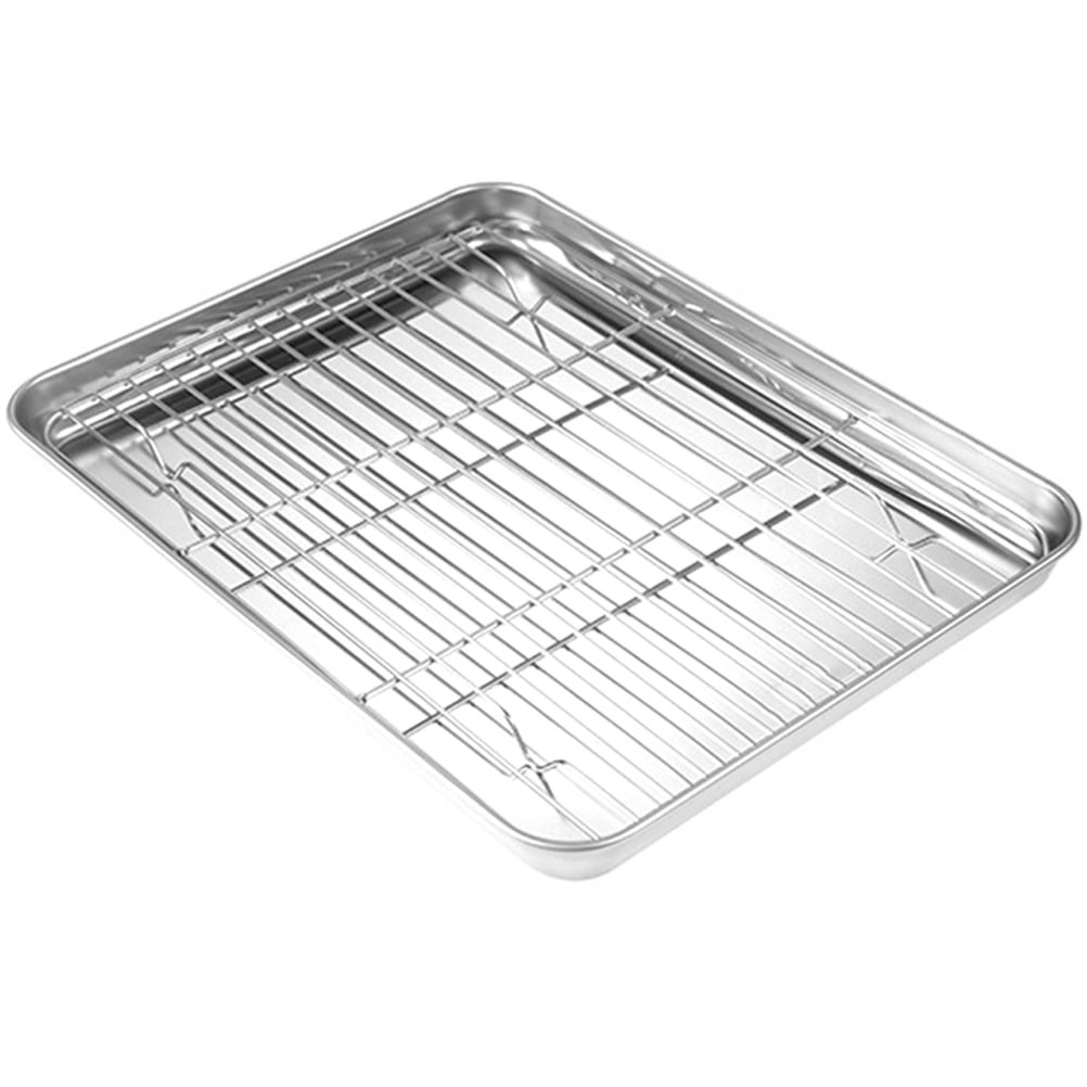 Gambar produk TaffHOME Nampan Stainless Steel Oil Filter Tray Barbecue S - T-22