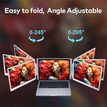 Gambar produk Rospider Portable Monitor Dual Screen Extender 14 Inch IPS FHD - HYX-B90D