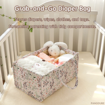 Gambar produk Nappy Tas Perlengkapan Bayi Foldable Baby Caddy Diaper Bag Organizer - NP527