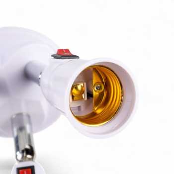 Gambar produk ASMTLED Fitting Lampu Bohlam Studio LED Cabang 3 with Switch 220V E27 - E344