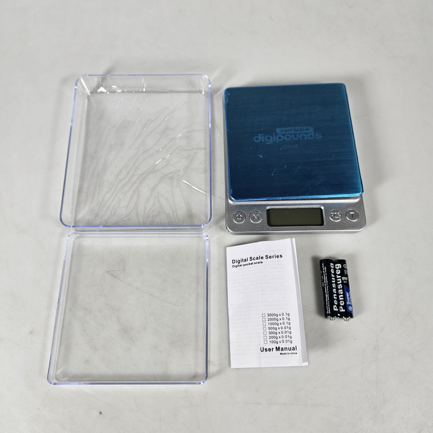 Taffware Digipounds Timbangan Dapur Mini Digital Scale 3kg 0.1g - i2000 Gambar produk Taffware Digipounds Timbangan Dapur Mini Digital Scale 3kg 0.1g - i2000