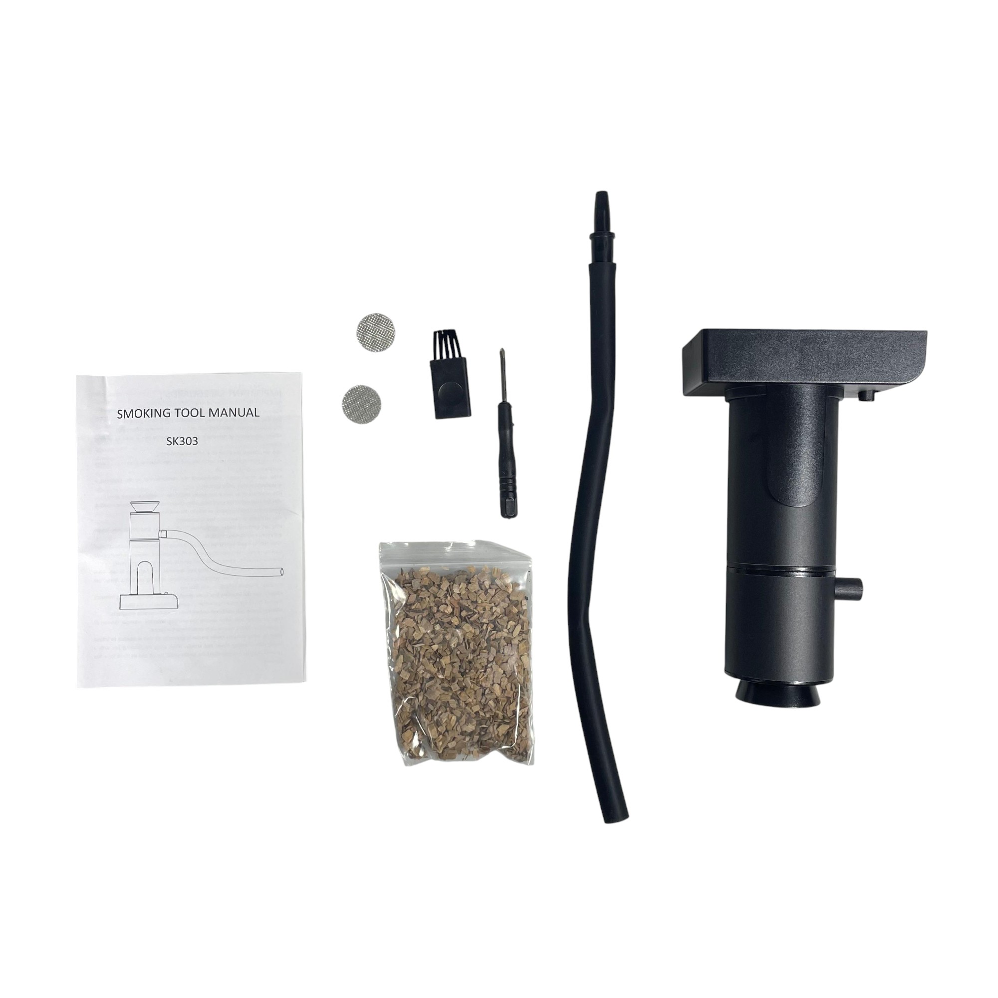 Gambar produk BORUiT Pembuat Asap Smoking Gun Infuser Cuisine Cold Smoke Generator - SK303
