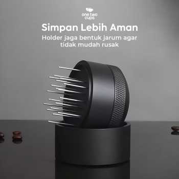Gambar produk One Two Cups Jarum Kopi Espresso 20 Pin Needle Distribution Tool 53mm - ZH-6