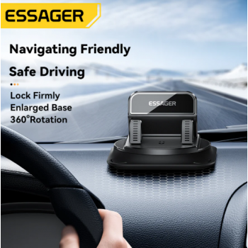 Gambar produk ESSAGER Dashboard Phone Holder For Car Anti Slip 360 Rotation - ES-ZJ39