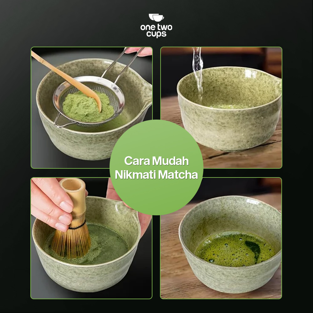 Gambar produk One Two Cups Matcha Set Kit Chasen Chashaku Bamboo 3 PCS - WT03