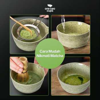 Gambar produk One Two Cups Matcha Set Kit Chasen Chashaku Bamboo 3 PCS - WT03
