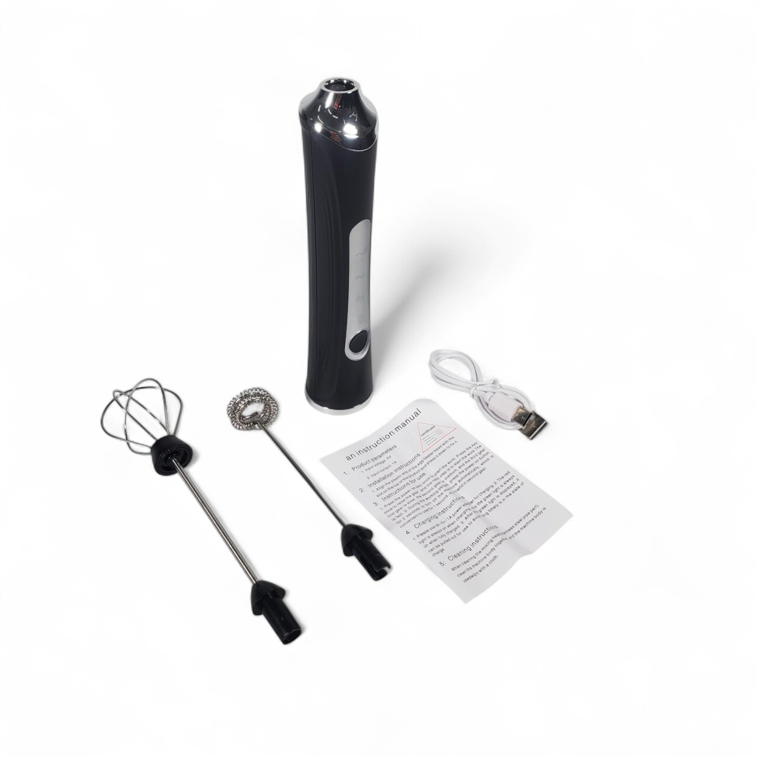Gambar produk FMA Hand Mixer Mini Pengocok Telur Kopi Milk Frother 1200mAh - FM-NPW