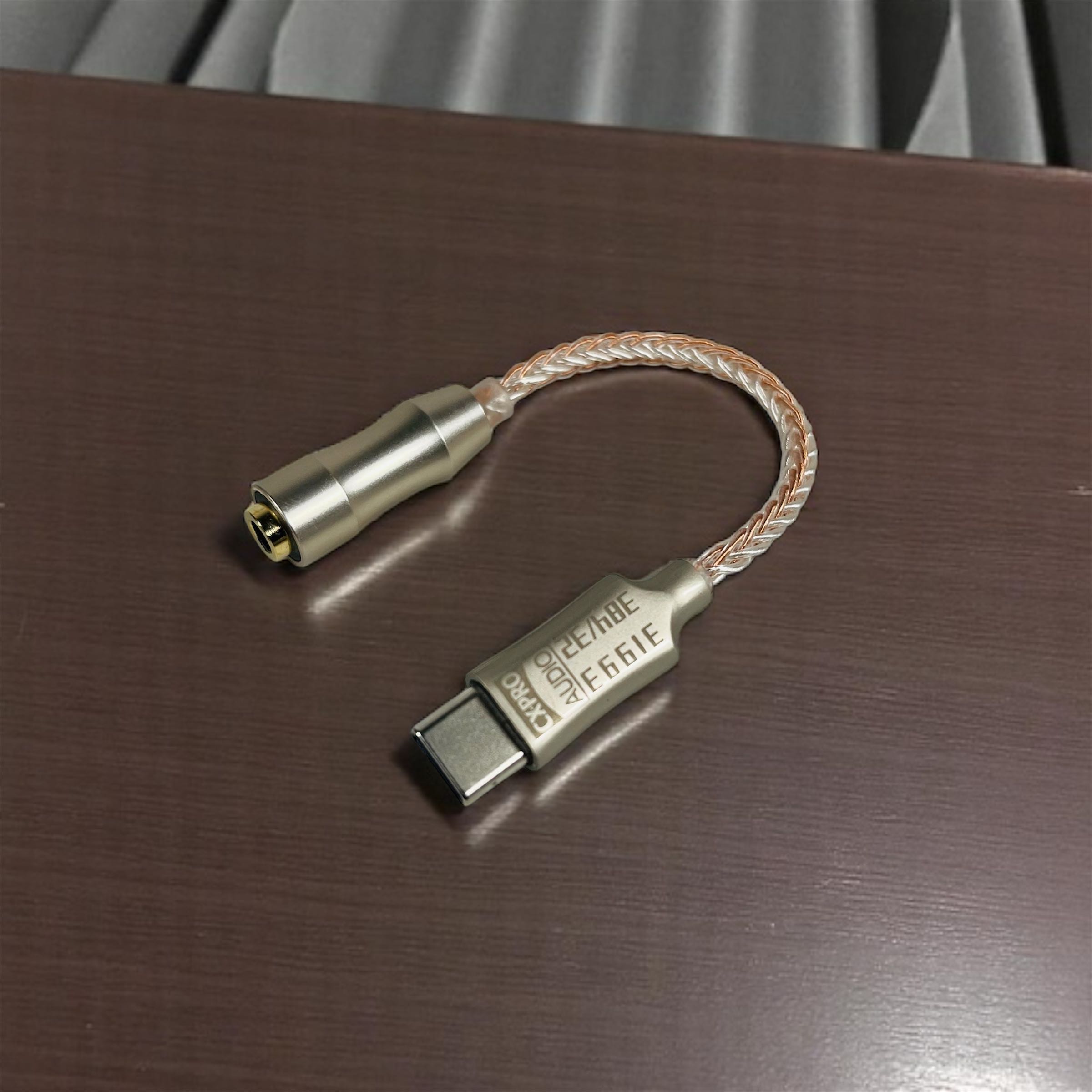 Gambar produk ALAC Kabel USB Type C ke 3.5mm Adaptor HiFi DAC Conexant CX31993 Chip - CX-PRO