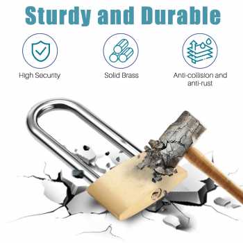 SHXH Gembok Rumah Anti Maling Padlock Copper Lock M - SHX127 Gambar produk SHXH Gembok Rumah Anti Maling Padlock Copper Lock M - SHX127