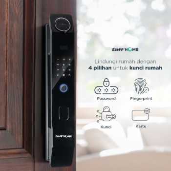 TaffHOME Smart Door Lock Fingerprint Password Card Cryptography Alarm - B35 Gambar produk TaffHOME Smart Door Lock Fingerprint Password Card Cryptography Alarm - B35