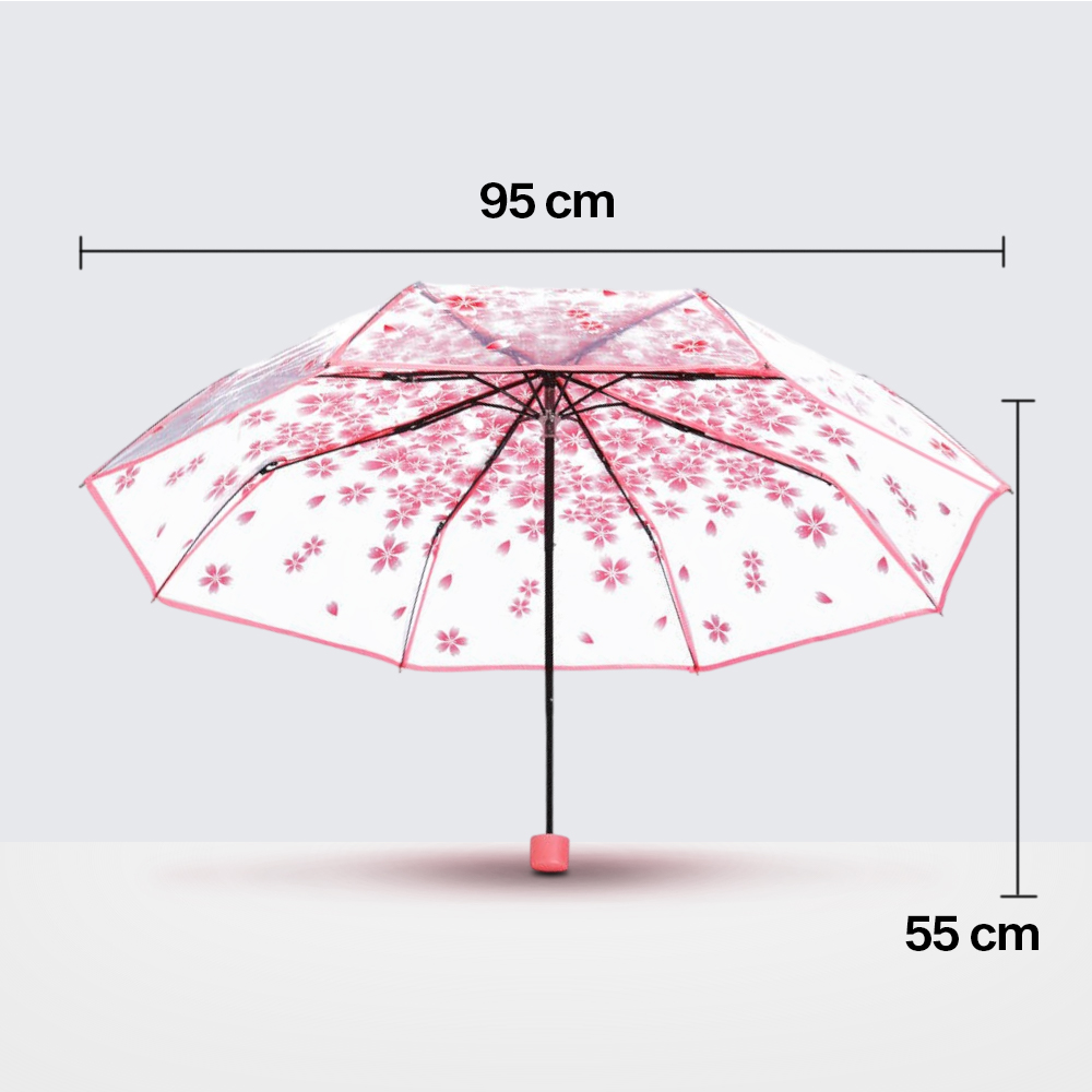 Gambar produk Yesello Payung Lipat Manual Motif Cherry Blossom 8 Bone 95cm - E023