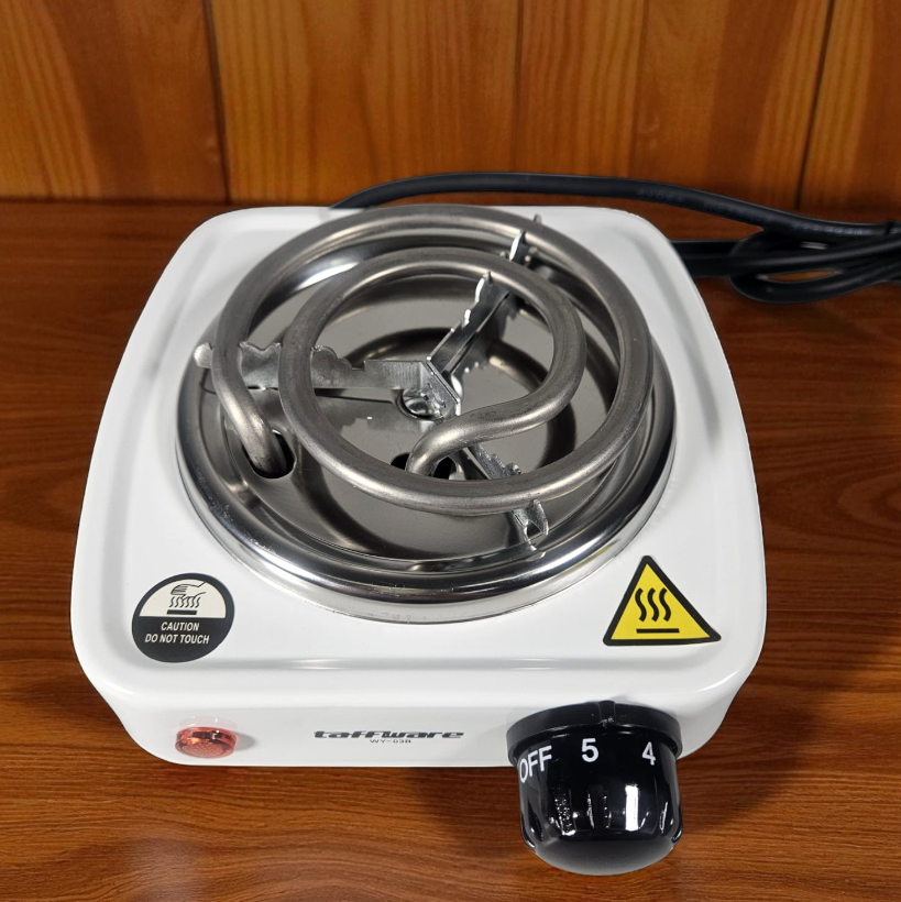 Gambar produk Taffware Kompor Listrik 1 Tungku Mini Portable Coil Hot Plate 500W - WY-03B