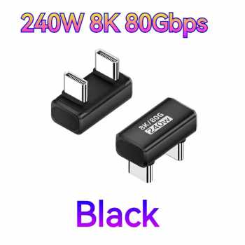 HUYA OTG Adapter Converter USB Type C Male to Male 80Gbps 240W - MO10