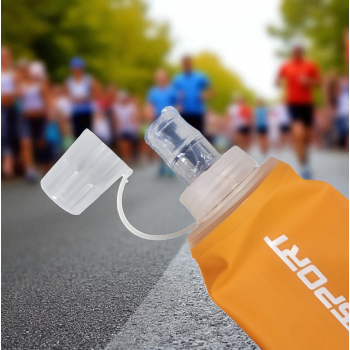 Gambar produk TaffSPORT Botol Minum Soft Flask Foldable Sport Water TPU 150ml - TFB-10