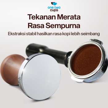 Gambar produk One Two Cups Tamper Kopi Espresso Coffee Press Powder Hammer 58mm - 7IYC