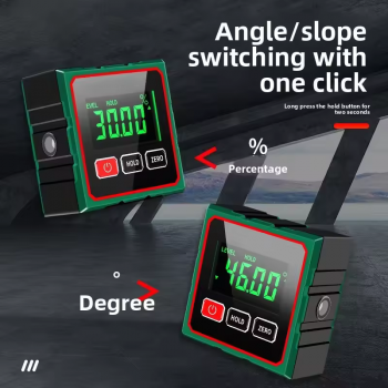 Gambar produk Shunmaii Inclinometer Digital Alat Ukur Kemiringan Magnetik with Laser - JC100