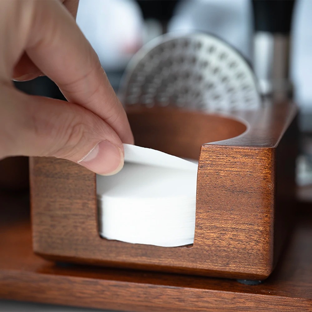 Gambar produk ASPY Tempat Penyimpanan 2in1 Paper Filter Puck Screen Espresso Storage - A-52