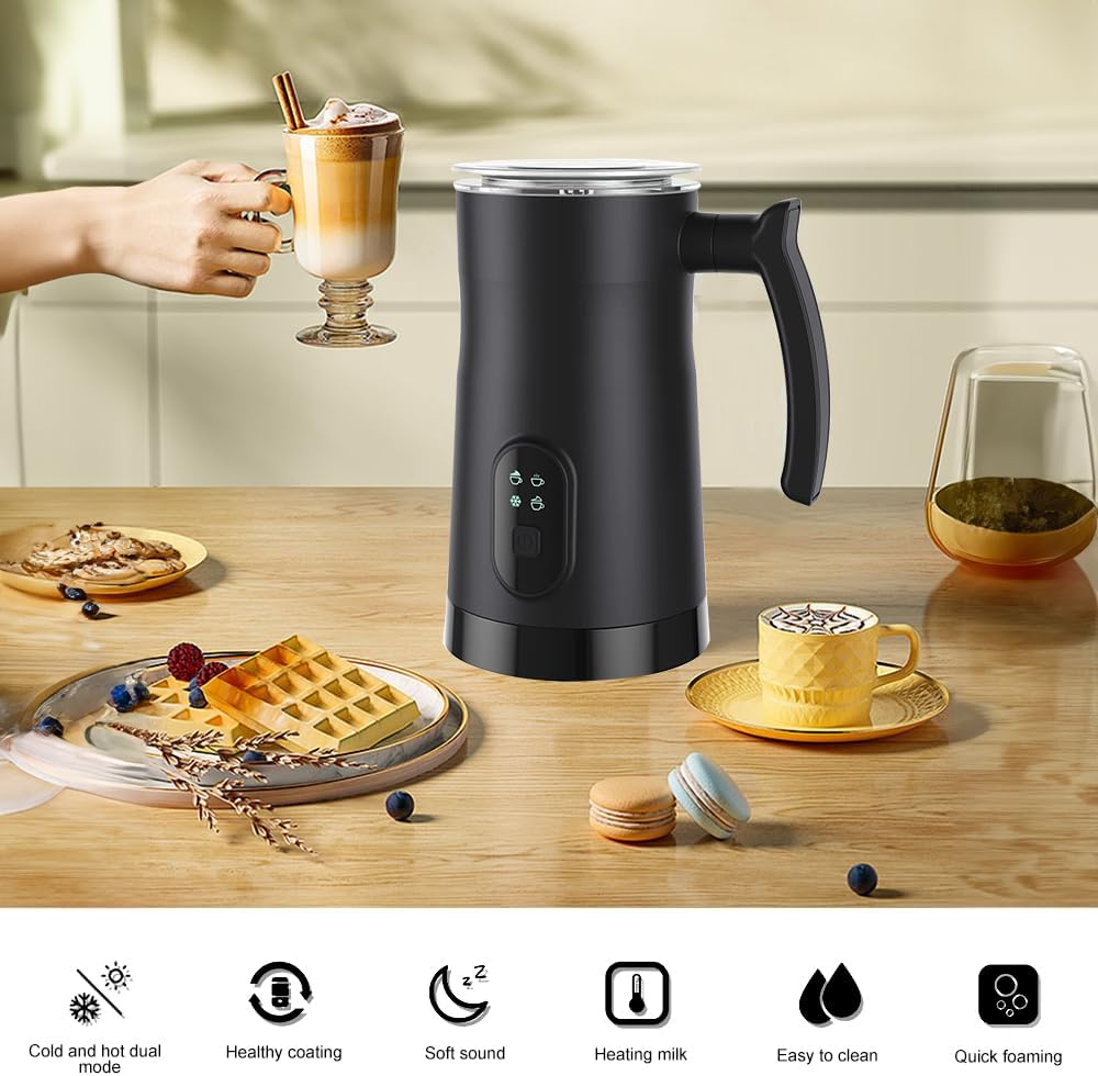 Gambar produk FMA Automatic Electric Milk Frother Stainless Steel 4in1 350ml 400W - M05