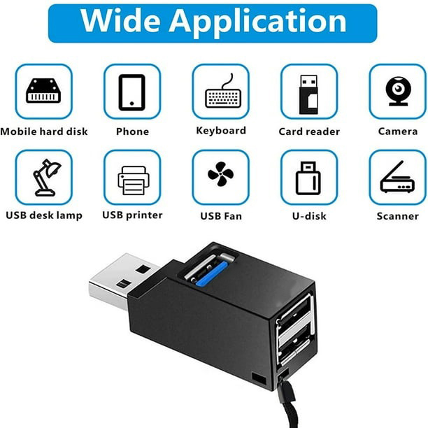 Gambar produk Unitek Mini Super Speed USB 3.0 Hub 3 Port - Y-2153