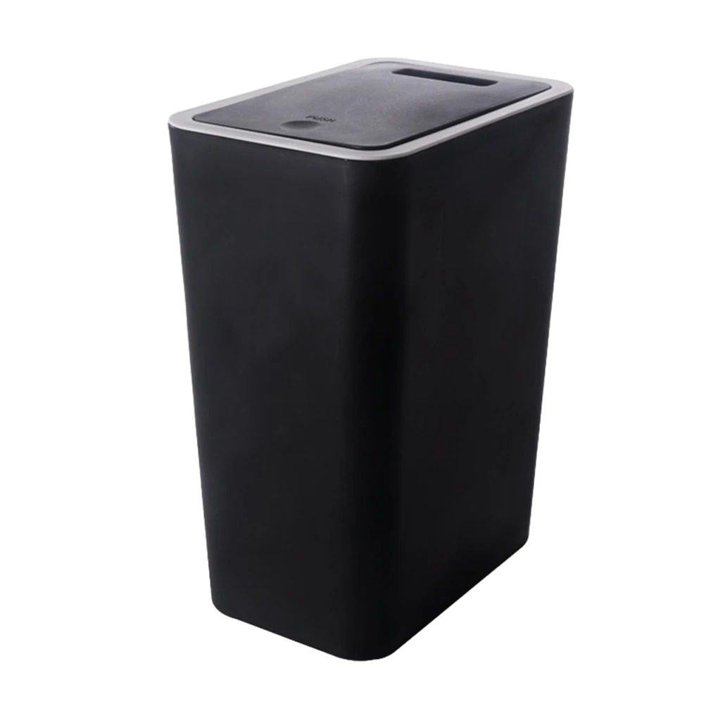 Gambar produk Trevice Tempat Sampah Tekan Press Trash Bin Smooth Opening 15L - T15