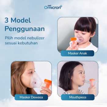 Gambar produk TaffOmicron Alat Terapi Pernapasan Compressor Nebulizer Inhaler - SZ5