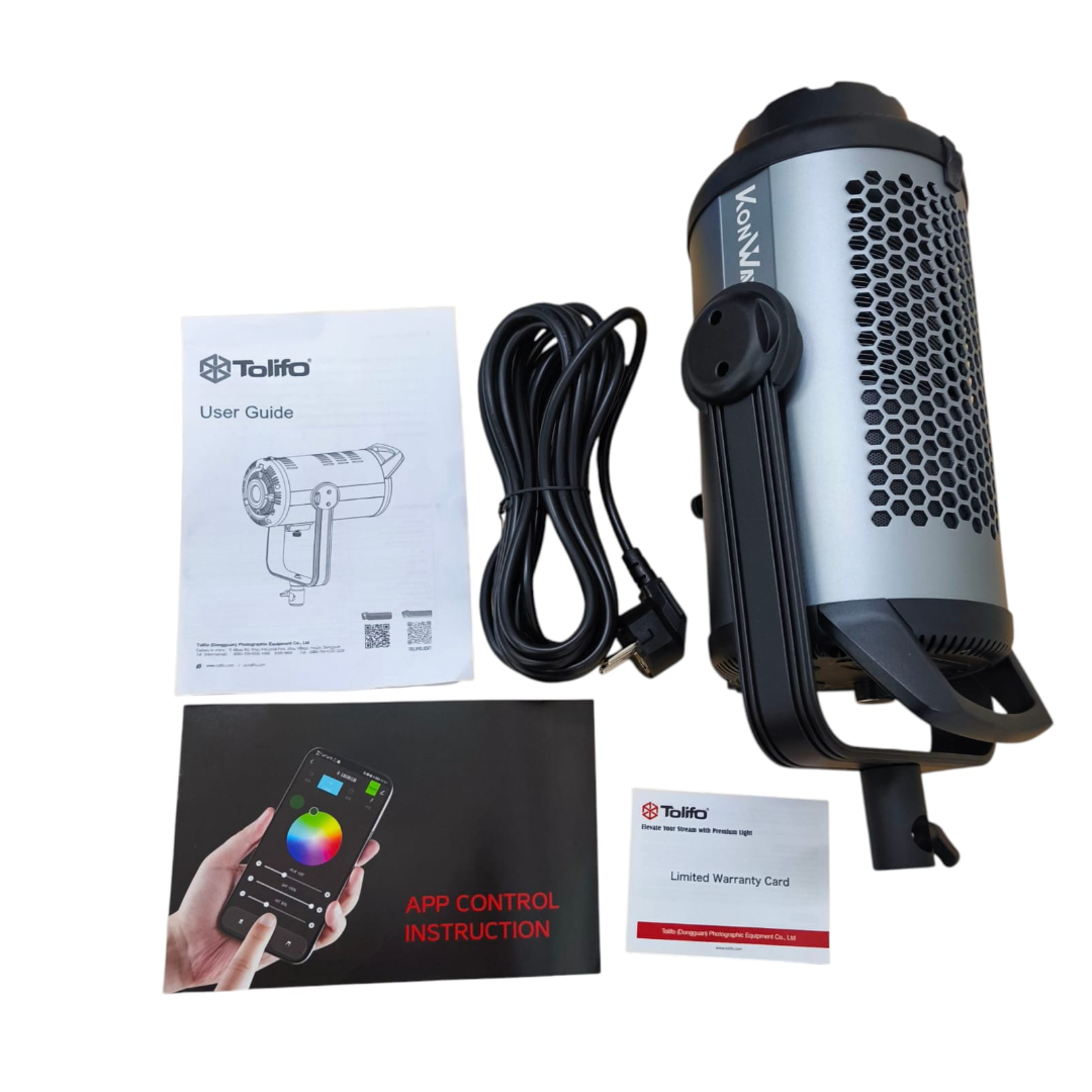 Gambar produk Tolifo Lampu Video LED Bi-Color COB Video Light 2700-6500K 300W 240V - KW-300B PRO