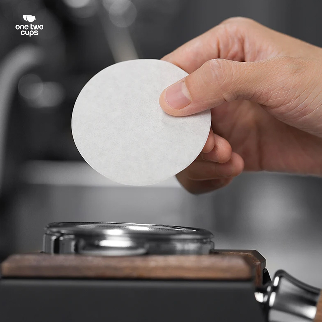 Gambar produk One Two Cups Kertas Saringan Kopi Coffee Filter Paper Moka Pot 100 PCS 42mm - OJ-1