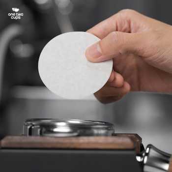 Gambar produk One Two Cups Kertas Saringan Kopi Coffee Filter Paper Moka Pot 100 PCS 42mm - OJ-1