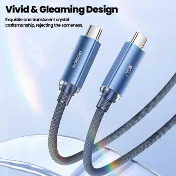 Gambar produk Toocki Kabel Data Type C to Type C Fast Charging PD 240W 1M - TXCCC3