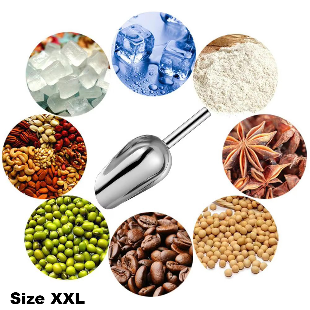 Gambar produk CANAMEK Sekop Es Measure Scoop Sweet Candy Buffet Stainless Steel 201 XXL - CAN02