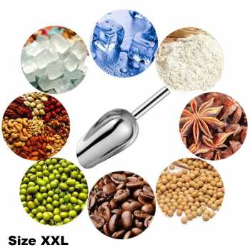 CANAMEK Sekop Es Measure Scoop Sweet Candy Buffet Stainless Steel 201 - CAN02