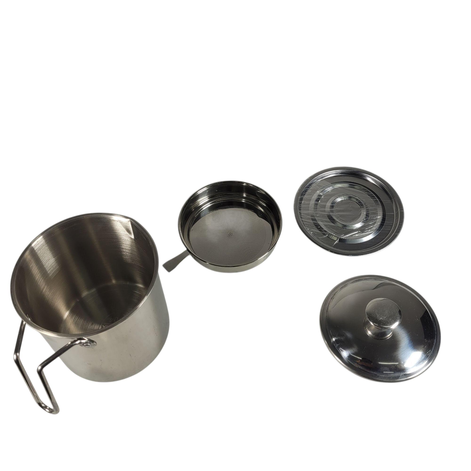 Gambar produk ISHOWTIENDA Panci Saringan Minyak Oil Strainer Pot 1.6L - ASAS13