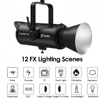 Gambar produk Tolifo Lampu Video LED Bi-Color COB Video Light 600W 6500K - X-600B PRO