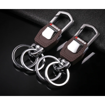 Gambar produk OMUDA Gantungan Kunci Carabiner Keychain Clip Double Ring Zinc Alloy - OM929