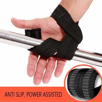 Gambar produk AOLIKES Strap Tangan Angkat Beban Anti Slip Strap Weight Lifting 2 PCS - 7635