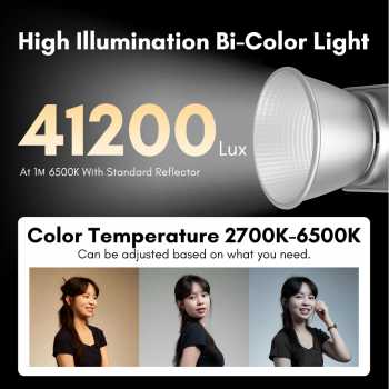 Gambar produk Tolifo Lampu Palm LED RGBWW Bowens Video Light 2700-6500K 60W - PL-60RGB
