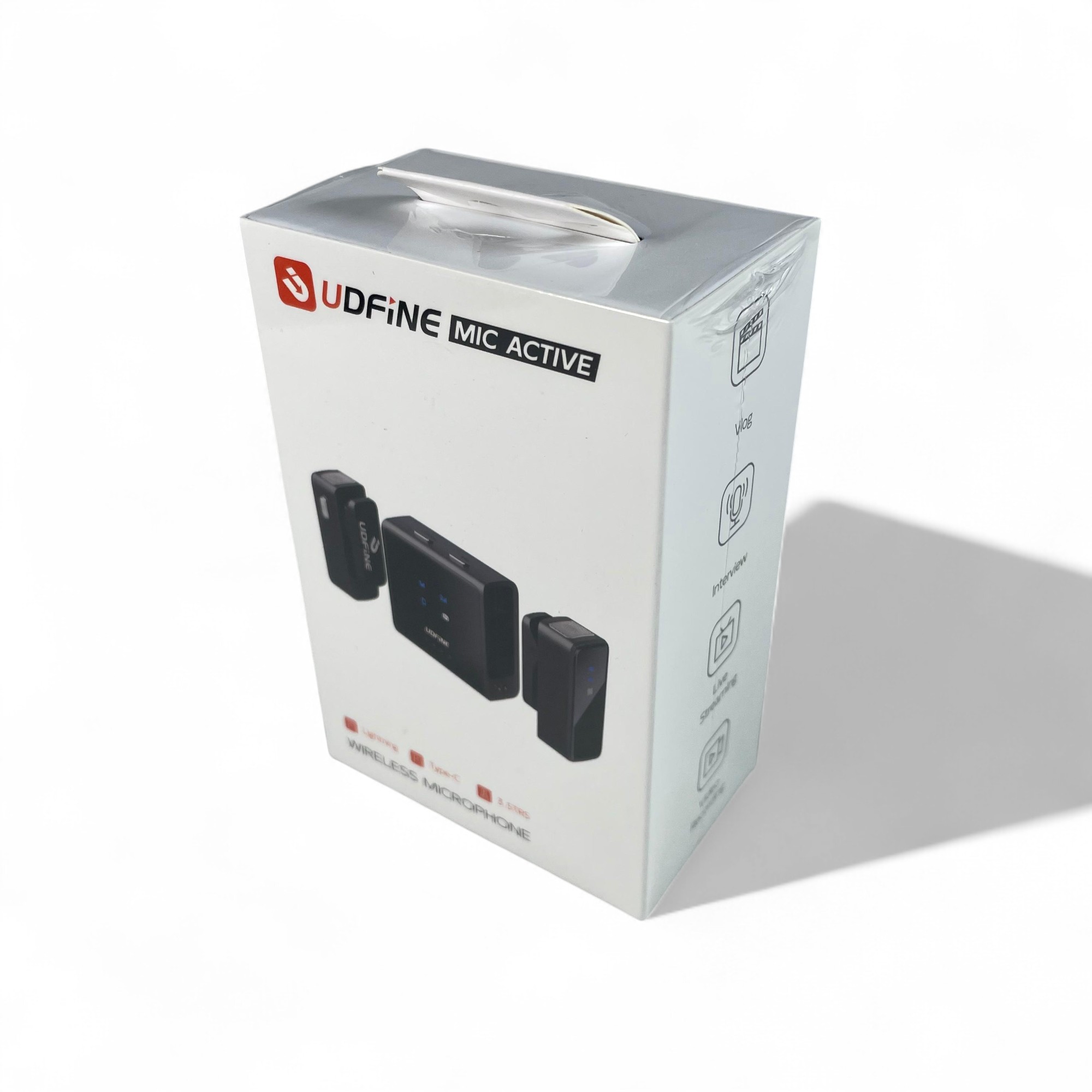 Gambar produk Udfine Mikrofon Wireless Lavalier Microphone Type C Lightning 2.4GHz - Mic Active