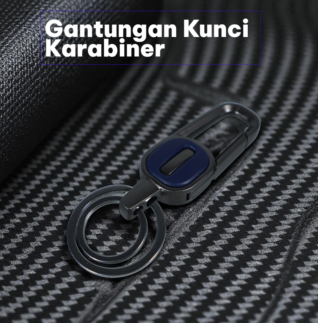 Gambar produk OMUDA Gantungan Kunci Carabiner Keychain Clip Zinc Alloy - OM928