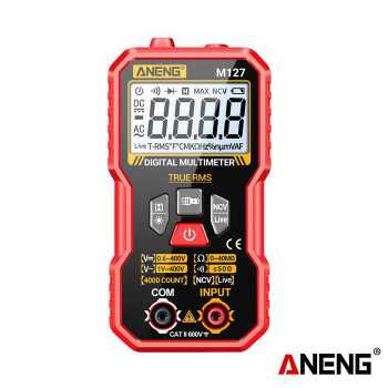 Gambar produk ANENG Digital Multimeter Voltage Tester AC/DC NCV Flash 4000 Counts - M127