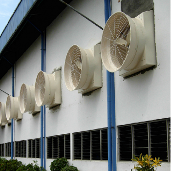 Gambar produk MINXIN Exhaust Fan Industrial Fiberglass Blade 43.5cm 820RPM 370W - ZS-1070